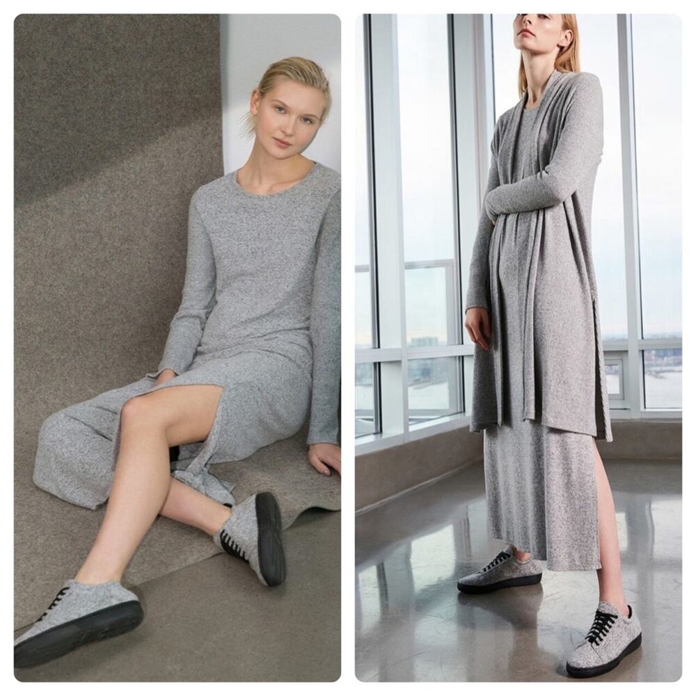 NATORI KNIT SNEAKERS Heather Gray